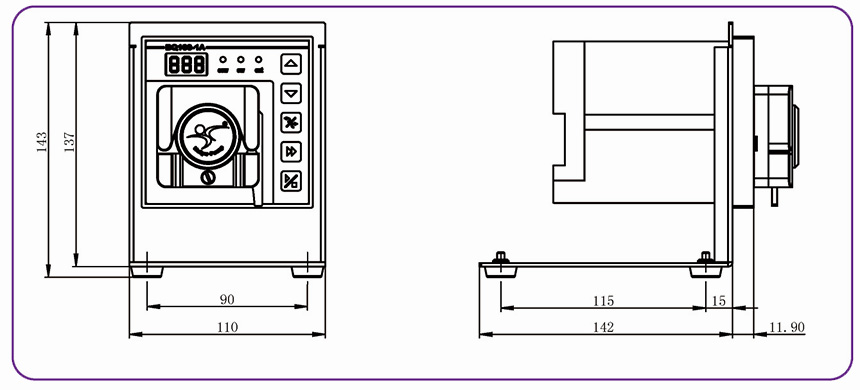 蠕动泵BQ100-1A