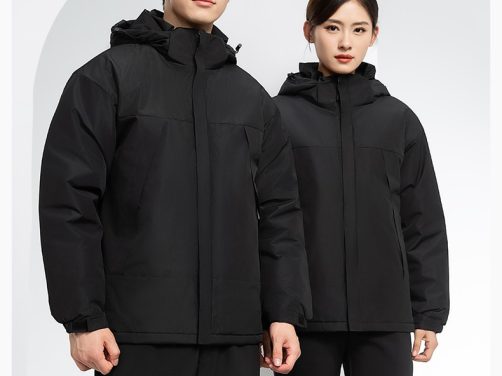 冬季一体式冲锋衣男女防寒外套公司团体服外套