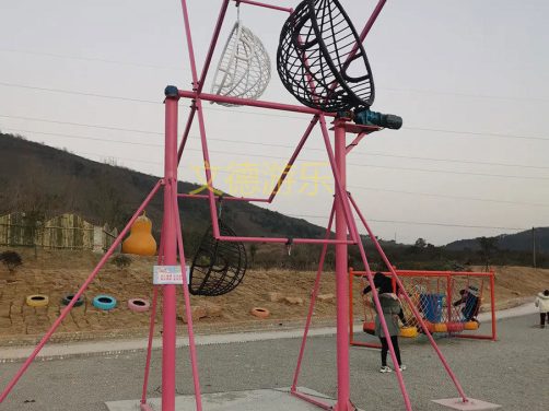 无动力网红旋转秋千