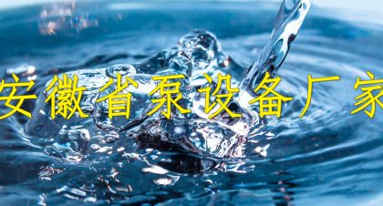 安徽省泵设备厂家