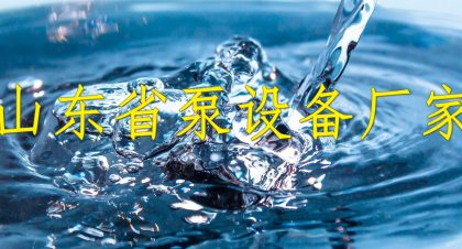 山东省泵设备厂家